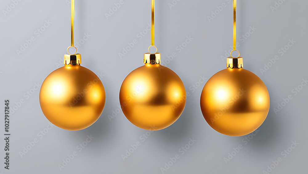 golden christmas baubles isolated golden christmas baubles isolated