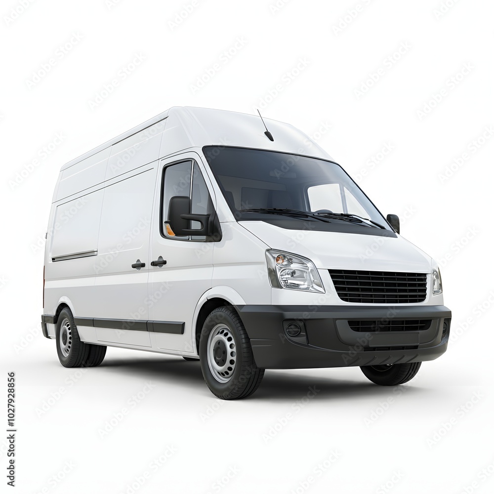 White delivery van with floral decorations, featuring pastel pink flowers on the side and a bouquet on the roof, set against a solid white background, ideal for floral delivery, eco-friendly vehicles, White delivery van with floral decorations, featuring pastel pink flowers on the side and a bouquet on the roof, set against a solid white background, ideal for floral delivery, eco-friendly vehicles,