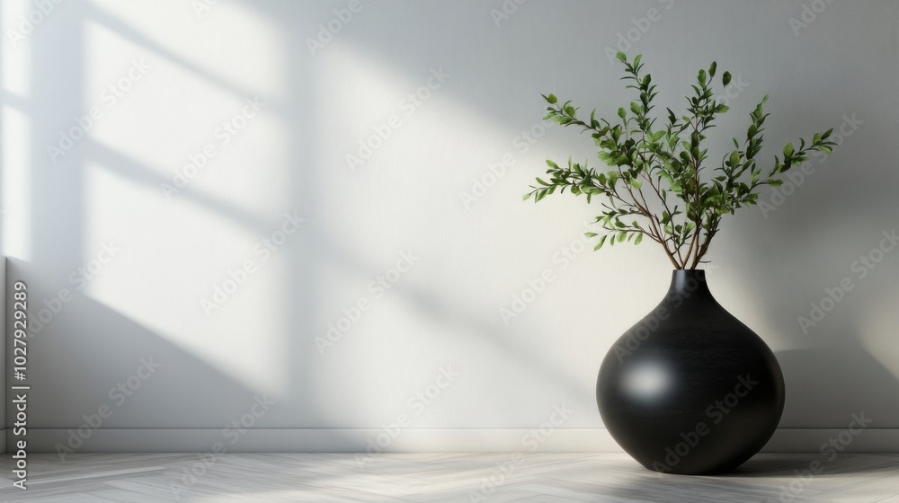 Minimalist Interior Design with Olive Branch Minimalist Interior Design with Olive Branch