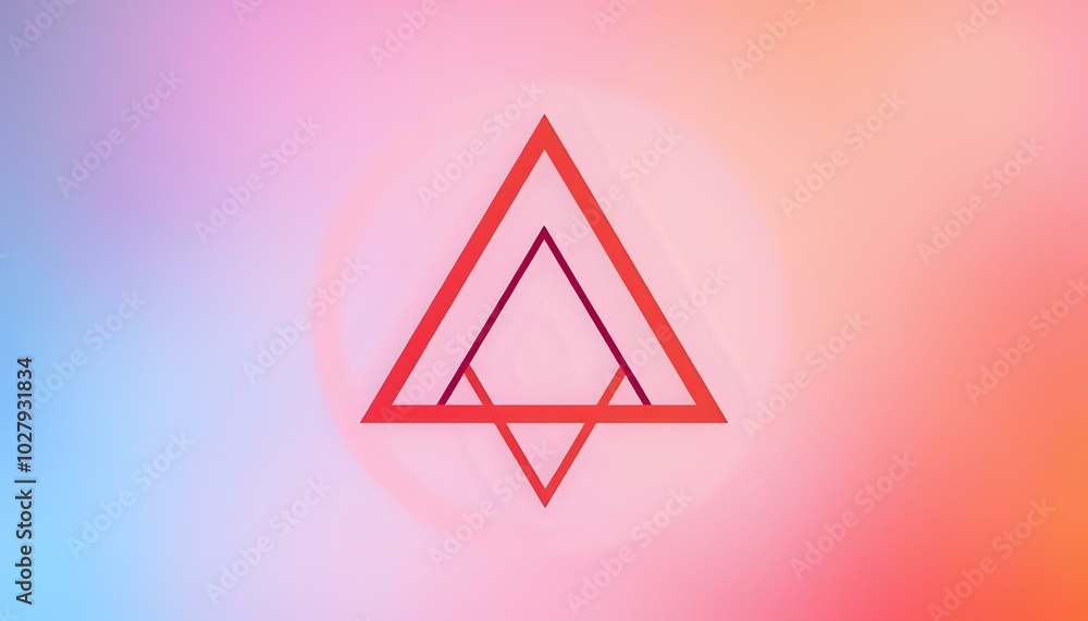 Vibrant Red Triangle Geometric Pattern Background Pink Purple Gradient Vibrant Red Triangle Geometric Pattern Background Pink Purple Gradient