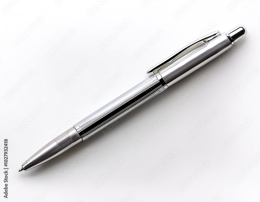 Pen, stylus lying down, isolated on a white background Pen, stylus lying down, isolated on a white background