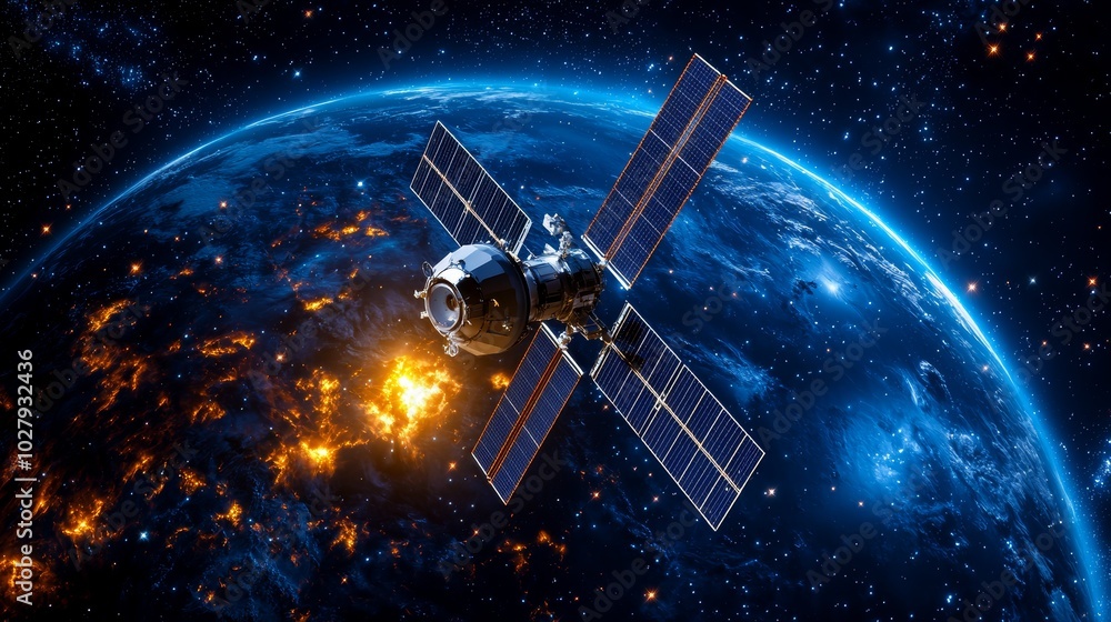 Majestic Spacecraft Navigating Cosmic Realms Majestic Spacecraft Navigating Cosmic Realms