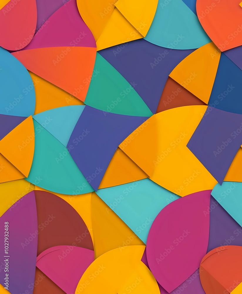 Vibrant Paper Collage Abstract Art Wall Hanging Decorative Colorful Design Vibrant Paper Collage Abstract Art Wall Hanging Decorative Colorful Design