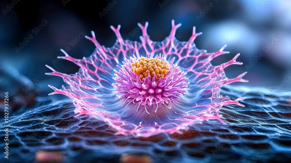 Intricate Flower Structures with Pollen Details Intricate Flower Structures with Pollen Details