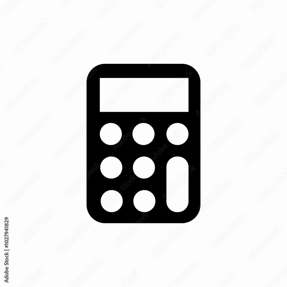 calculator count icon sign vector calculator count icon sign vector