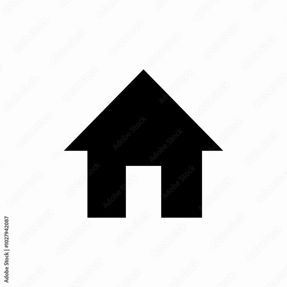 house estate solid icon sign vector house estate solid icon sign vector