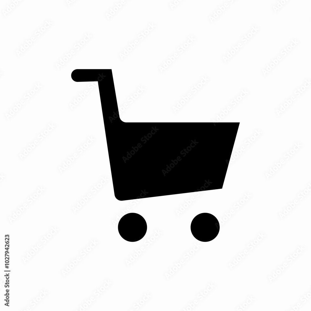 shopping trolley store icon sign vector shopping trolley store icon sign vector