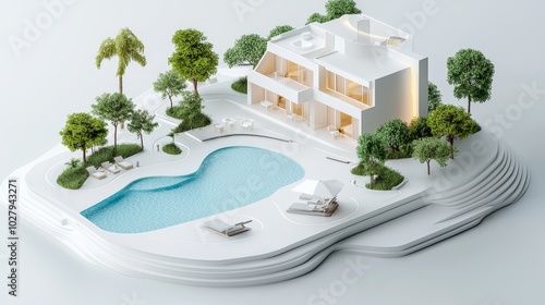 Minimalist Hotel Room Floor Plan Design