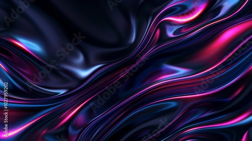 Abstract background forming an elegant and futuristic wallpaper with its silky waves