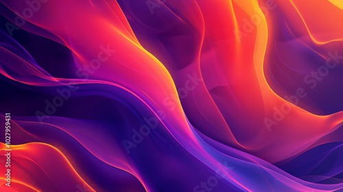 Abstract background forming wavy shapes with vibrant colors, ideal for using as a wallpaper