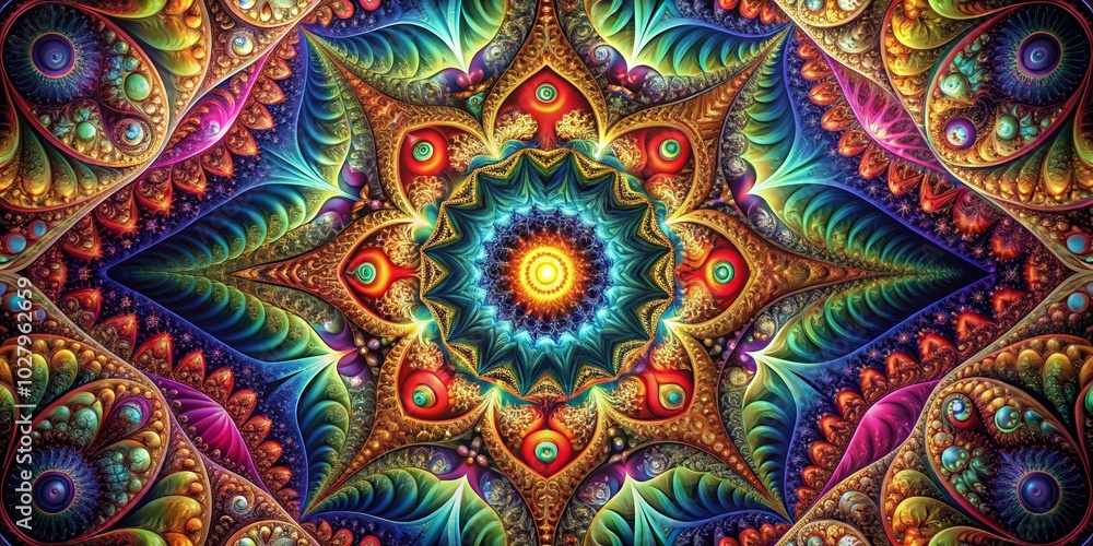 Abstract Fractal Background Design with Vibrant Colors and Intricate Patterns for Modern Digital Art and Wallpaper Abstract Fractal Background Design with Vibrant Colors and Intricate Patterns for Modern Digital Art and Wallpaper