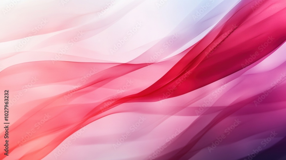 Abstract red and pink flowing shapes on a soft white background. Abstract red and pink flowing shapes on a soft white background.