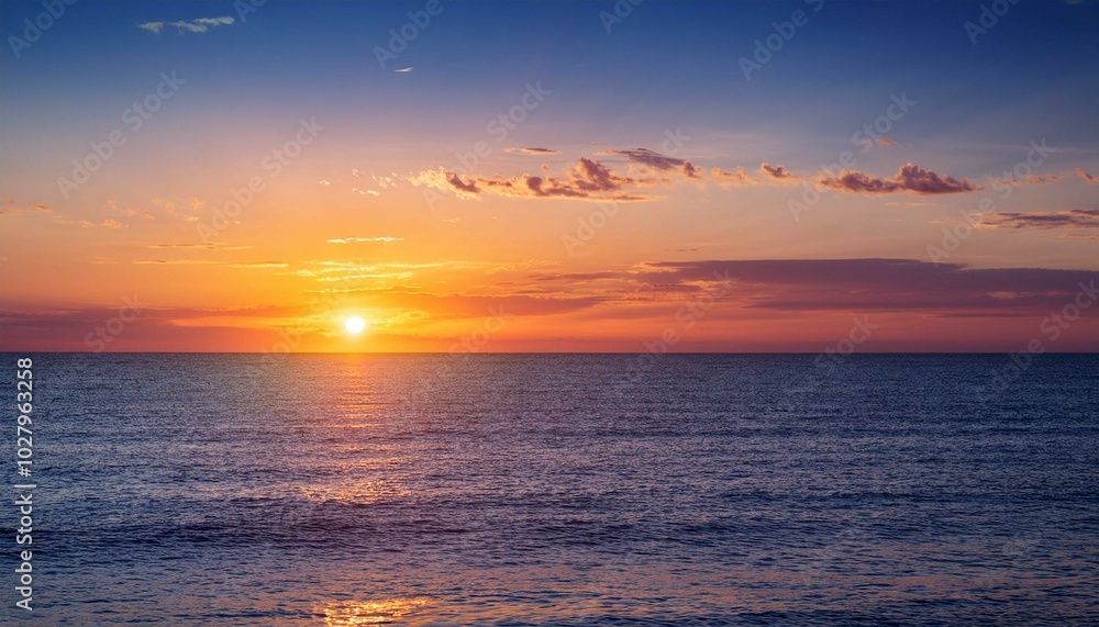 Obraz premium sunset at the beach