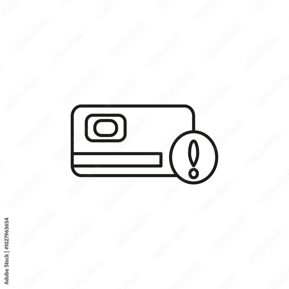 Credit risk icon flat line symbol set. Credit risk icon flat line symbol set.
