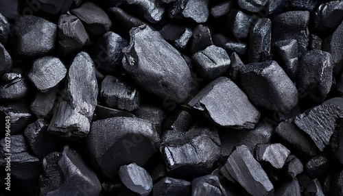 Wallpaper Mural Black coal pile, background and texture pattern Torontodigital.ca