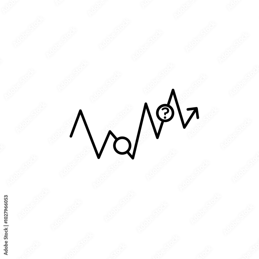 Missing data pattern icon flat line symbol set. Missing data pattern icon flat line symbol set.