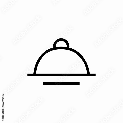 food tray icon sign vector