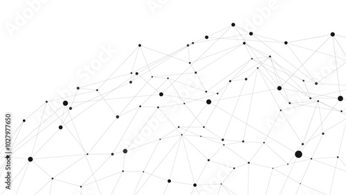 Technology abstract background. Abstract Plexus mesh geometric background. Triangles connected by lines. Minimalist mesh backdrop. Abstract polygonal shape.