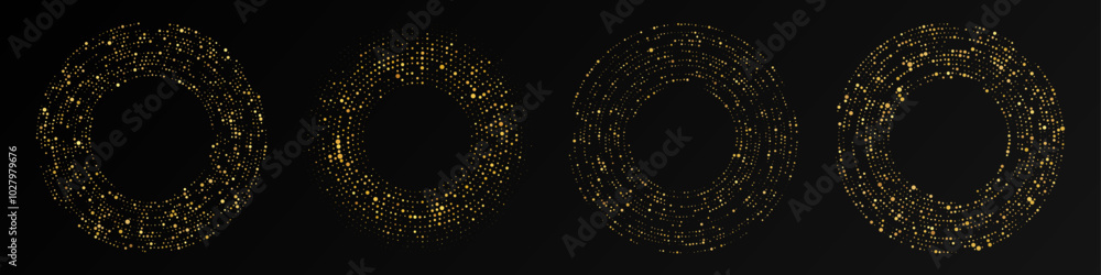 Abstract gold glowing halftone dotted background Abstract gold glowing halftone dotted background