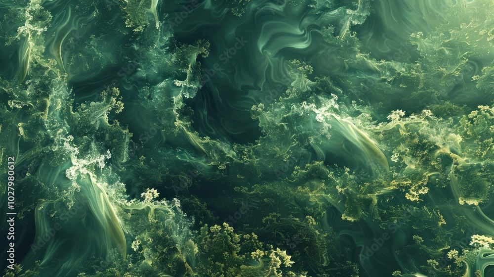 A mesmerizing abstract digital art composition featuring dynamic swirling fluid patterns and vibrant green gradients This captivating artwork showcases the power of digital creativity A mesmerizing abstract digital art composition featuring dynamic swirling fluid patterns and vibrant green gradients This captivating artwork showcases the power of digital creativity