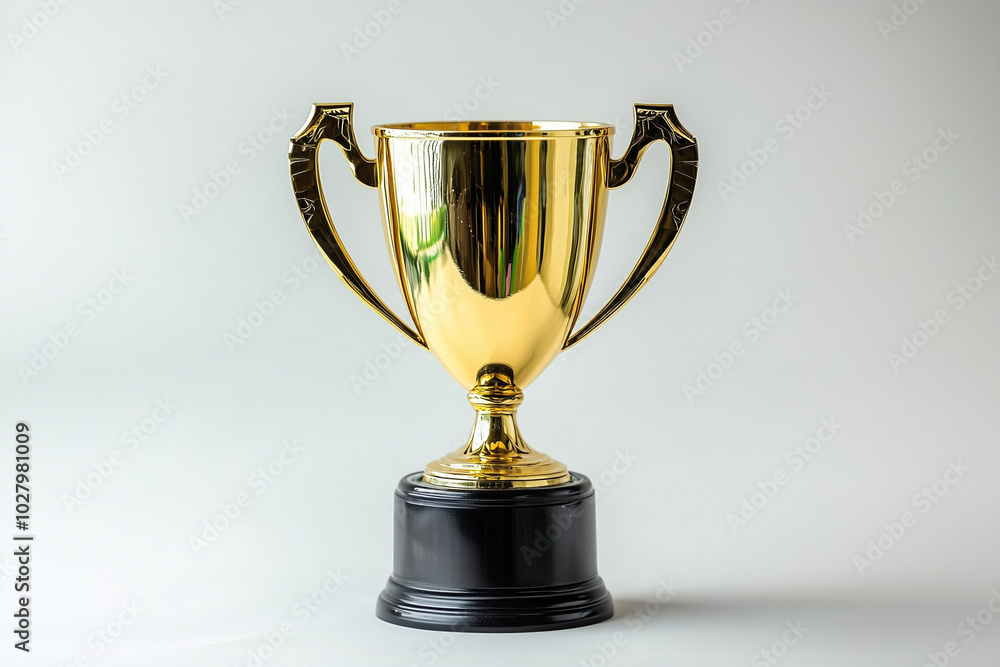 Golden Trophy: Symbol of Victory and Achievement Golden Trophy: Symbol of Victory and Achievement