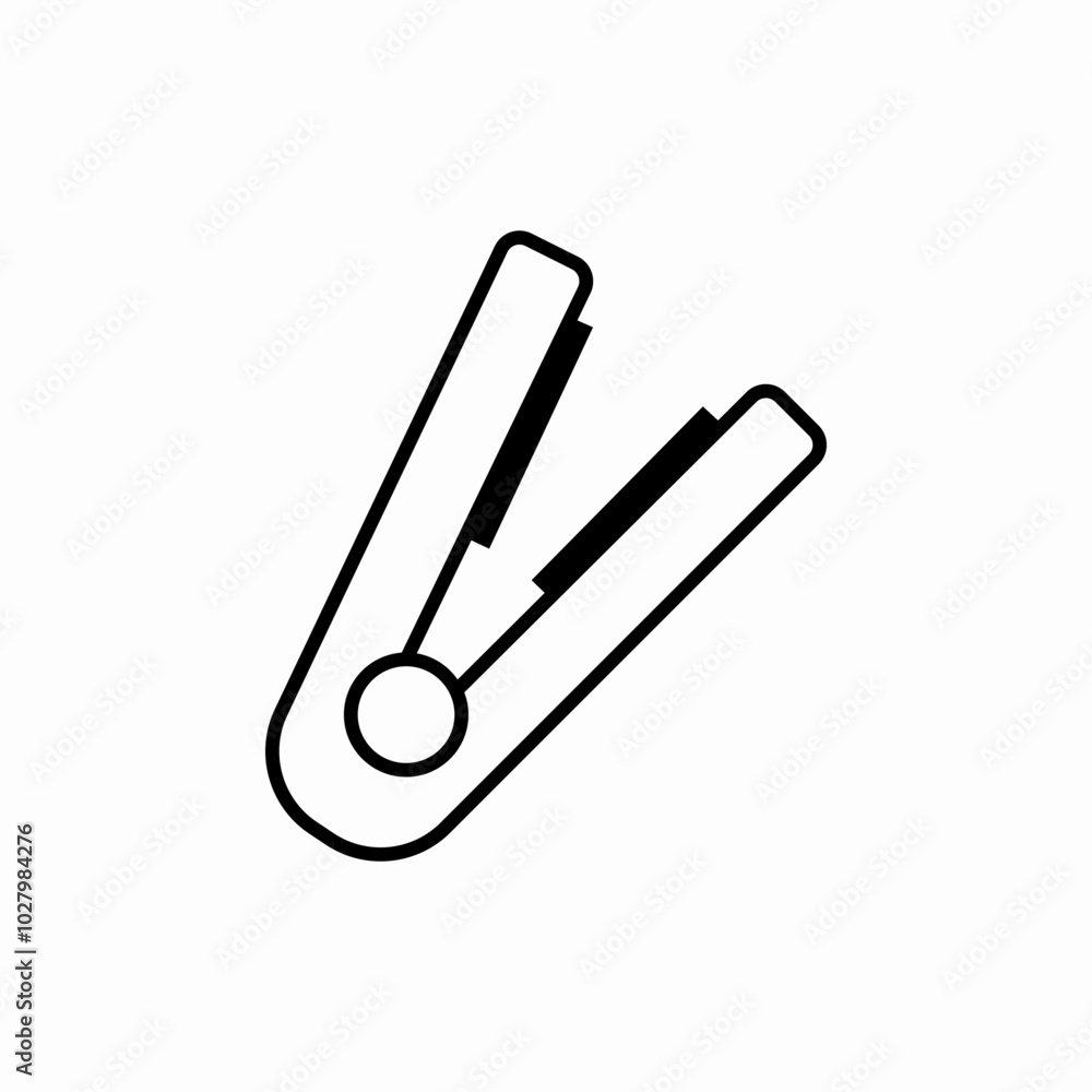 flat iron icon sign vector flat iron icon sign vector