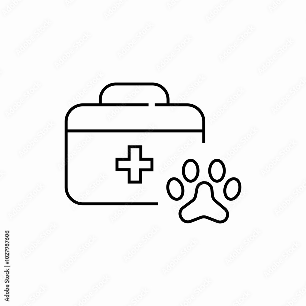 pet ambulance icon sign vector pet ambulance icon sign vector