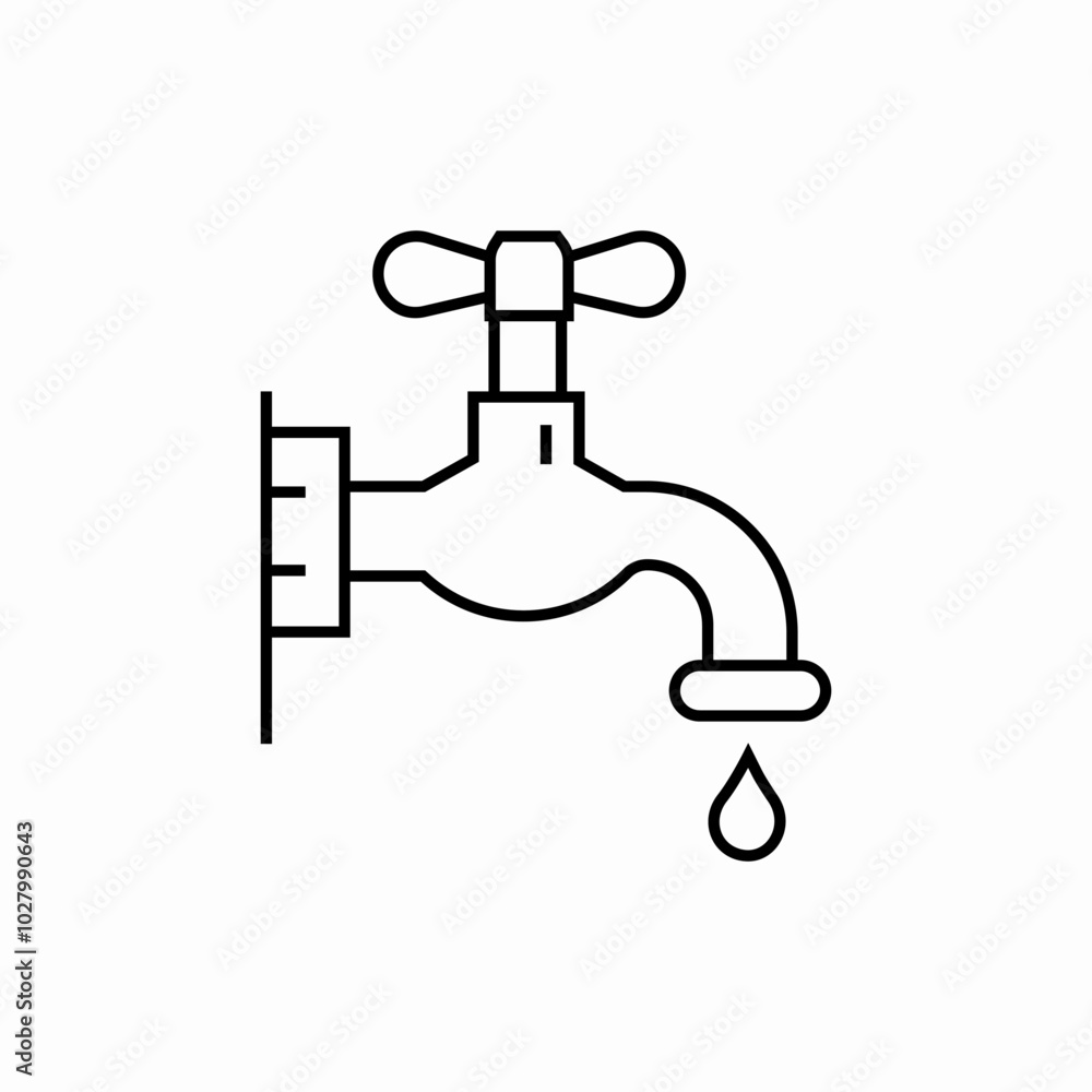 dripping tap icon sign vector dripping tap icon sign vector