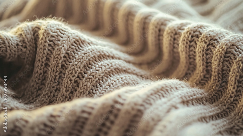 A clearer image of a knitted blanket is needed to better see both the top and bottom parts A clearer image of a knitted blanket is needed to better see both the top and bottom parts
