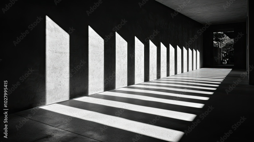 Shadows and Light in Modern Architectural Space Shadows and Light in Modern Architectural Space