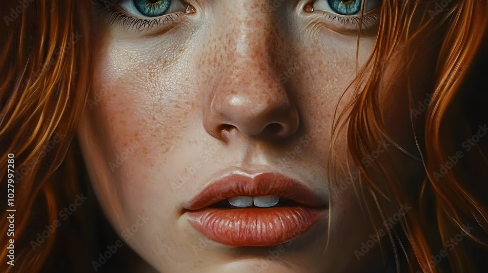 close up portrait of a woman، Explanation close up portrait of a woman، Explanation