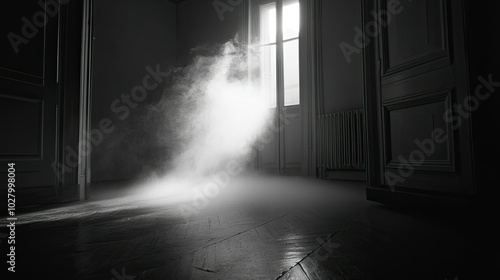 Mysterious Light Beam in Abandoned Room