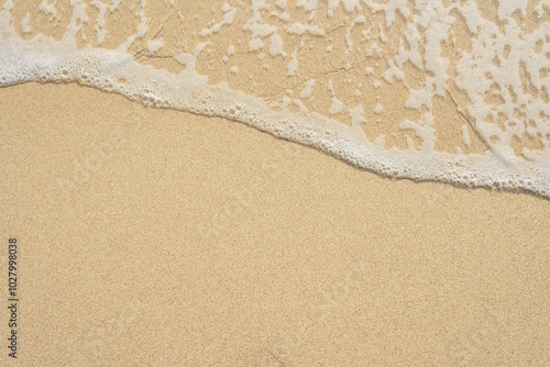 Fototapeta Naklejka Na Ścianę i Meble -  wave on sand