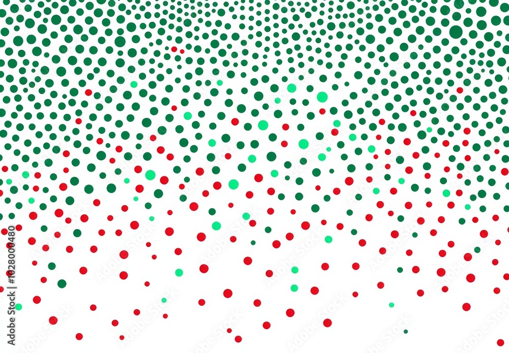 a Christmas Tree Decorated with Green and Red Dots on a Clean White Background.
a Christmas Tree Decorated with Green and Red Dots on a Clean White Background.