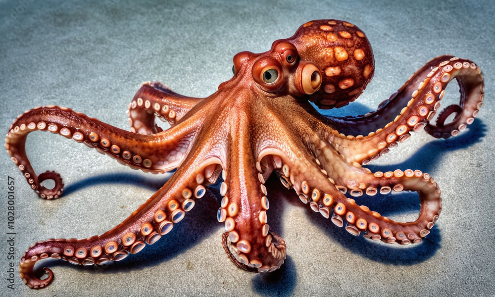 Obraz premium octopus underwater