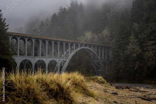 Old bridge over the river