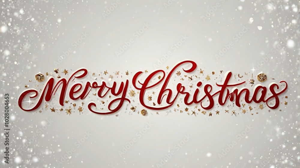 Merry Christmas handwriting text on silver abstract background
Merry Christmas handwriting text on silver abstract background