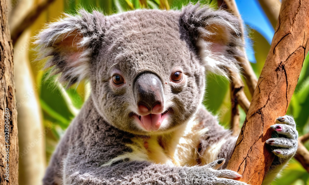 Fototapeta premium koala in a tree