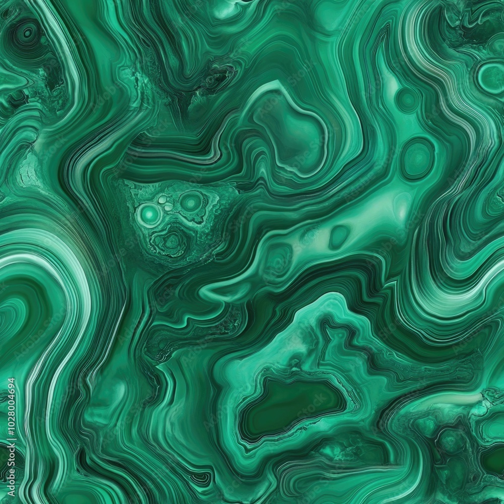 Fototapeta premium seamless malachite texture with intricate patterns