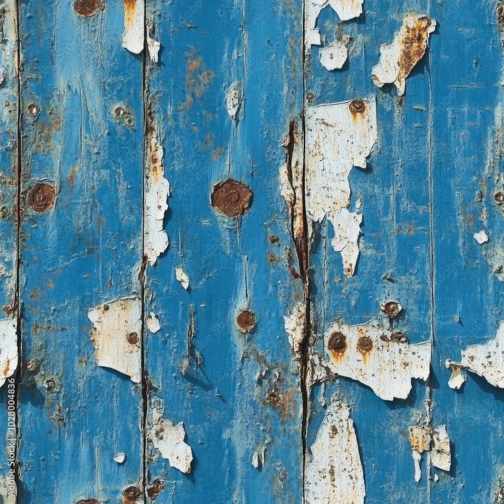 seamless metal texture with peeling blue paint and deep scratches seamless metal texture with peeling blue paint and deep scratches