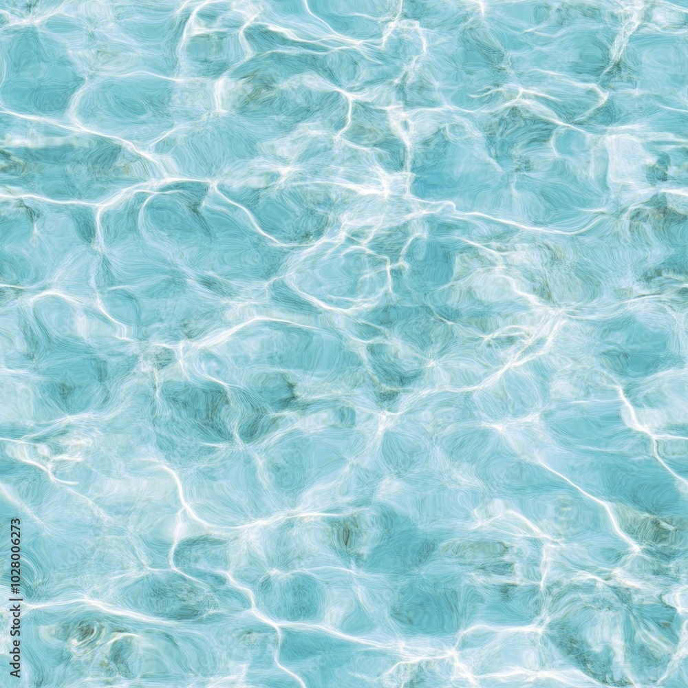 Photo of a seamless texture of clear lagoon water Photo of a seamless texture of clear lagoon water