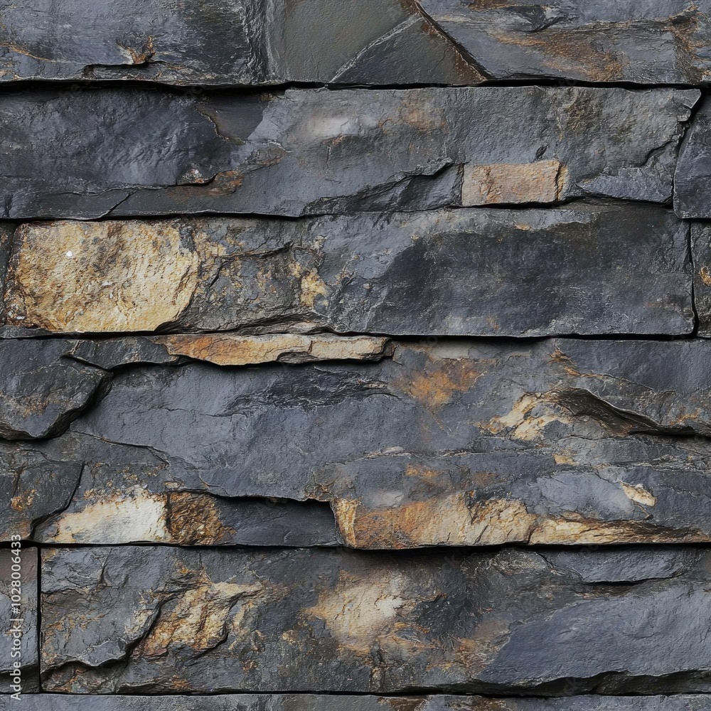 Photo of a seamless texture of dark slate Photo of a seamless texture of dark slate