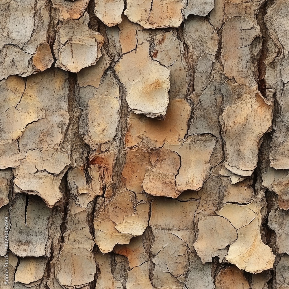 Photo of a seamless texture of eucalyptus bark Photo of a seamless texture of eucalyptus bark