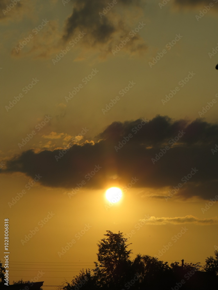 Obraz premium sunset in the clouds