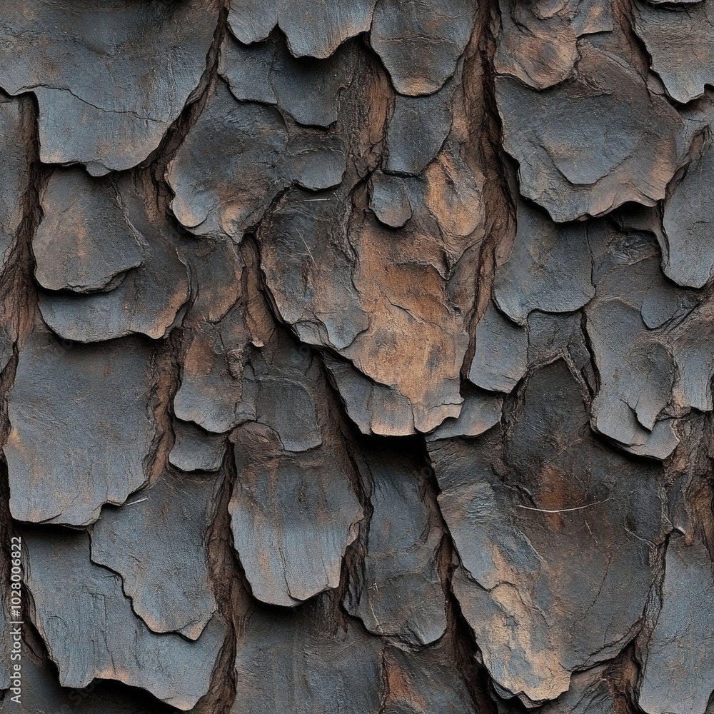 Photo of a seamless texture of hemlock bark Photo of a seamless texture of hemlock bark