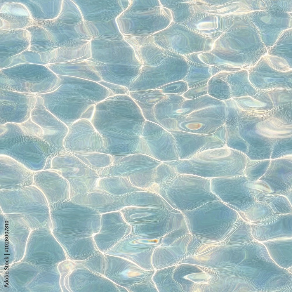 Fototapeta premium Photorealistic seamless texture of calm lake water