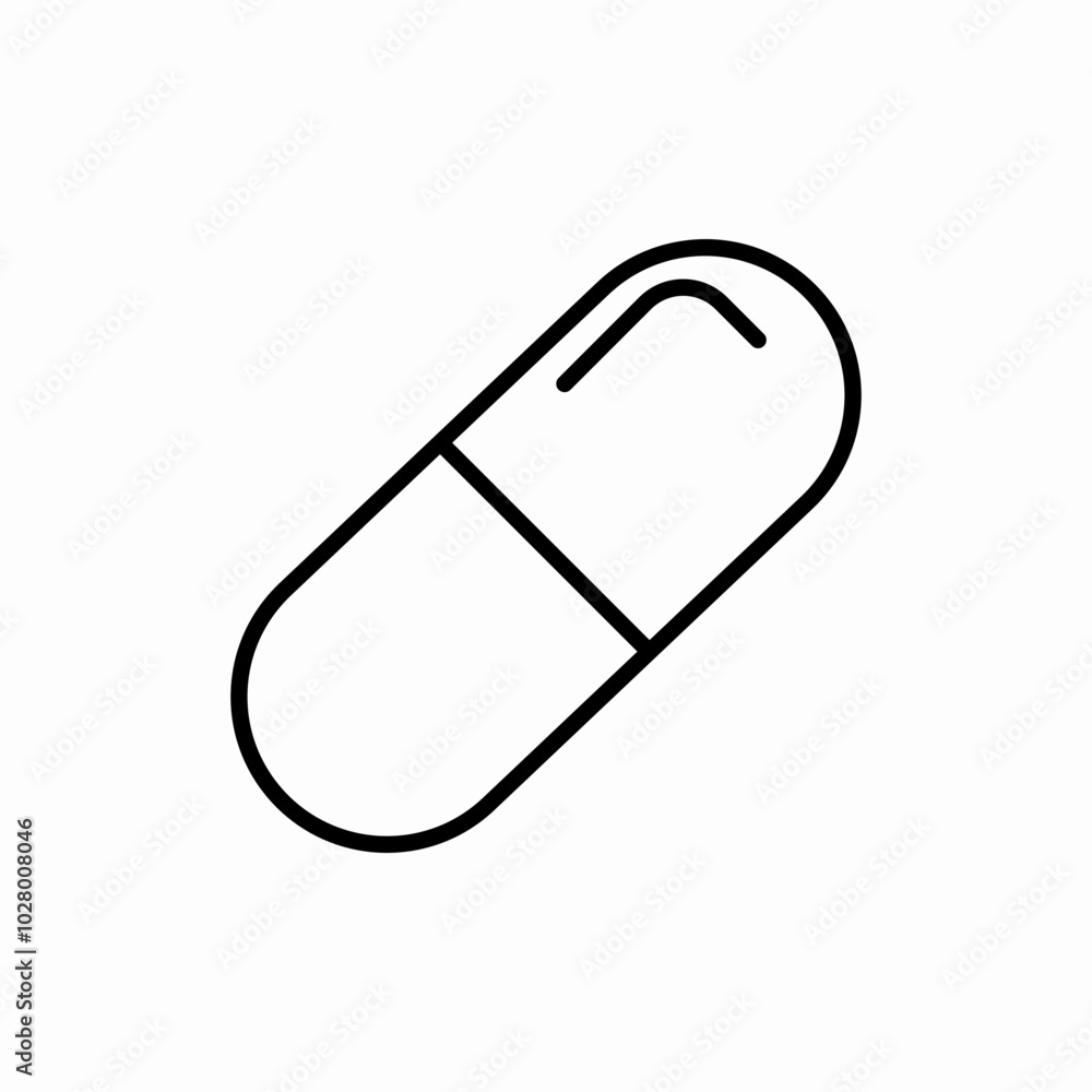 medicine capsules icon sign vector medicine capsules icon sign vector