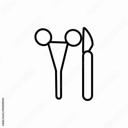 medical tools icon sign vector