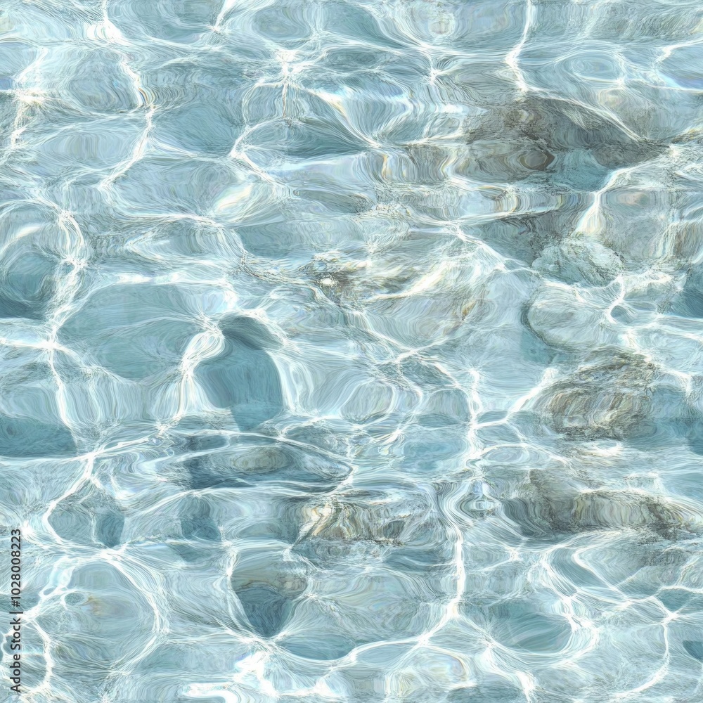 Photorealistic seamless texture of flowing river water Photorealistic seamless texture of flowing river water