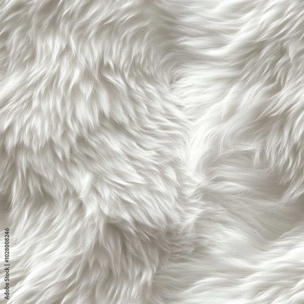 Obraz premium Photorealistic seamless texture of fluffy fur